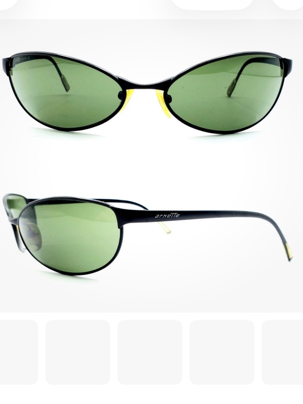 Authentic Vintage ARNETTE Steel Swinger
3002 - 501/71 Metal Sunglasses Italy